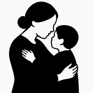 Sticker autocollant maman et enfant décoration decostickerstore - FF1ZCP