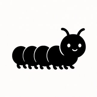 Sticker autocollant une jolie chenille décoration decostickerstore - 7HZF78