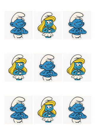 Schtroumpfs Gommettes planche 10x15cm animaux escargot chenille NS5WM DSKZ1