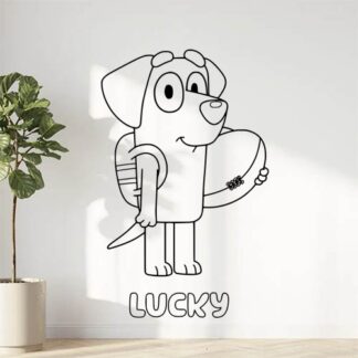 sticker autocollant Bluey héro 10 08M7J