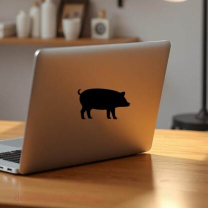 sticker autocollant animaux cochon 0QME0
