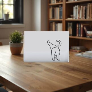 sticker autocollant MacBook yoga chat 1AW1L