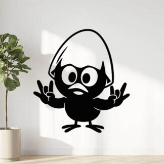 Sticker autocollant Calimero fait le signe JUL décoration decostickerstore - 1IRLNW
