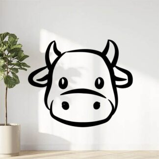 sticker autocollant animaux vache 5 1JS4U