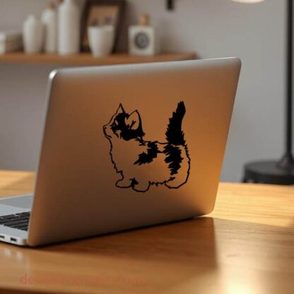 Sticker autocollant chaton trop mignon