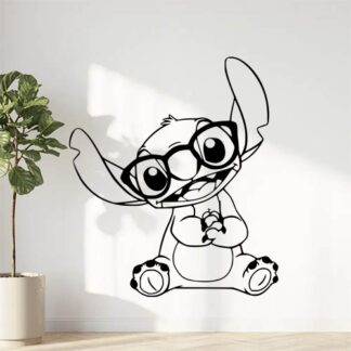 Sticker autocollant stitch lunettes EF13