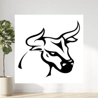 sticker autocollant taureau vache animaux 2 2EYPV
