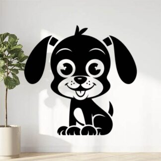 sticker autocollant Chien animaux 4 2H2MF
