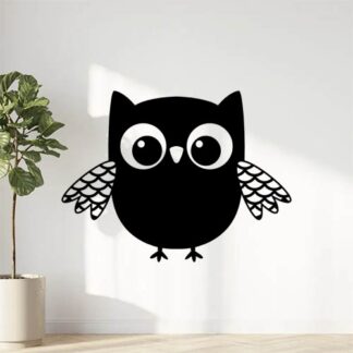 sticker autocollant Hibou chouette animaux oiseau 3 2QG7Y