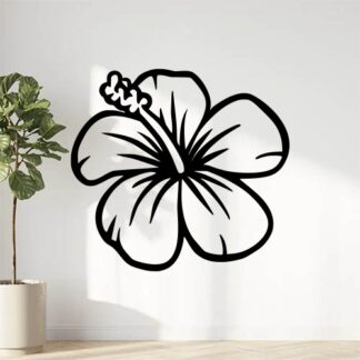sticker autocollant Fleur Hawai Polynésie 3 2QMMD