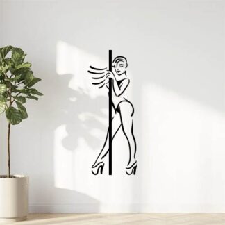 sticker autocollant femme pole-danse 9 2QX7E