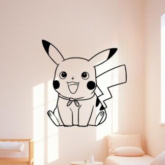 sticker autocollant Pikachu pokemon manga 2 2Z3KE