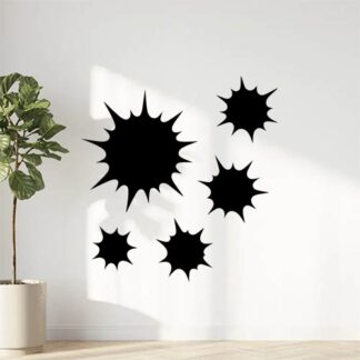 Sticker autocollant Impact balles décoration decostickerstore - 3ARWWD