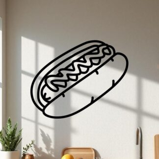 sticker autocollant hotdog nourriture restaurant 7 3BEK2