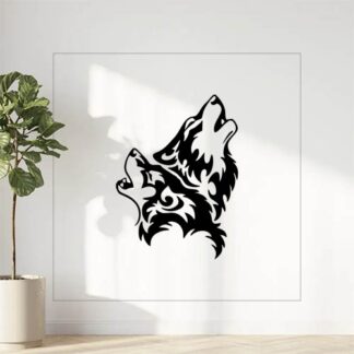 sticker autocollant loup chien animaux 6 3R8B7