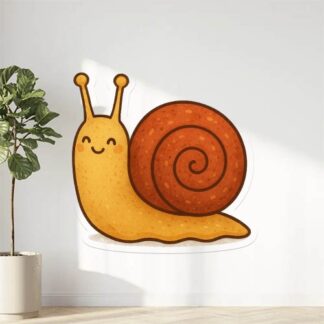 Autocollant Un joli escargot décoration decostickerstore - 3XAZEO