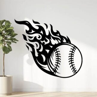 sticker autocollant sport baseball 6 4QMII