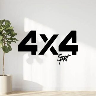 Sticker Autocollant sport 4X4  4X431