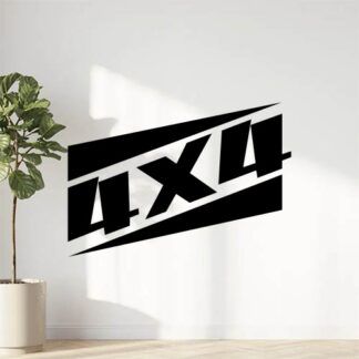 Sticker Autocollant  4X4  4X434