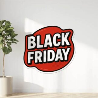 Autocollant Signalétique texte “black friday” pour vitrine décoration decostickerstore - 4YRXW0