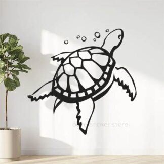 Sticker autocollant tortue