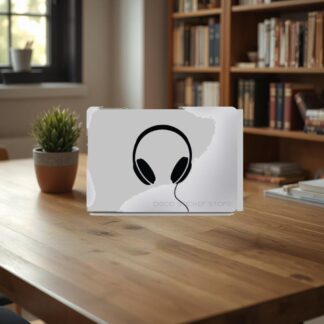 Sticker Autocollant MacBook Casque audio