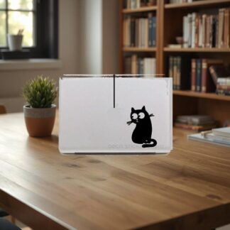 Sticker autocollant MacBook Chaton