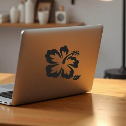 Sticker autocollant Hibiscus