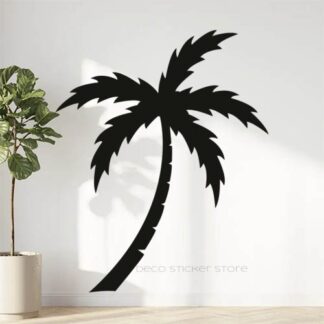 Sticker autocollant cocotier