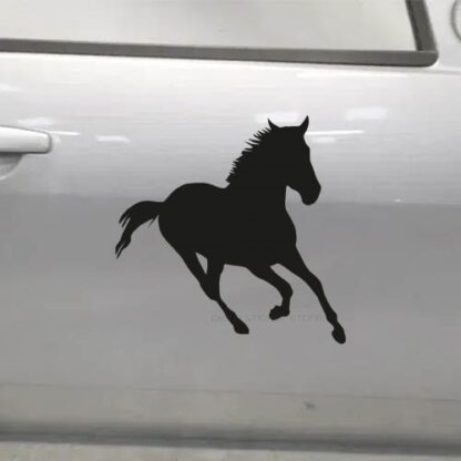 Sticker autocollant cheval ombre