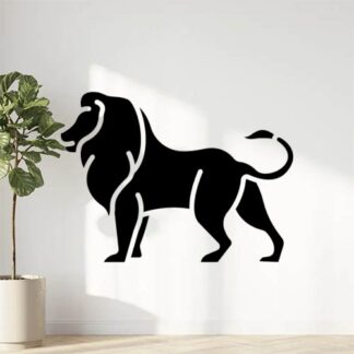 sticker autocollant Lion animaux 8 5KRJC