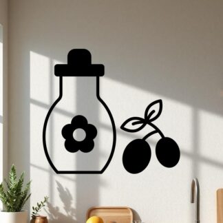 sticker autocollant olive nourriture restaurant fruit 9 6BG1V