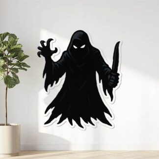Autocollant une silhouette menaçante en noir décoration decostickerstore - 6WWTLC