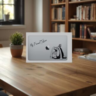 Sticker MacBook Totoro Triste