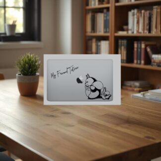 Sticker MacBook Totoro voyage