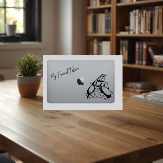 Sticker MacBook Totoro peur