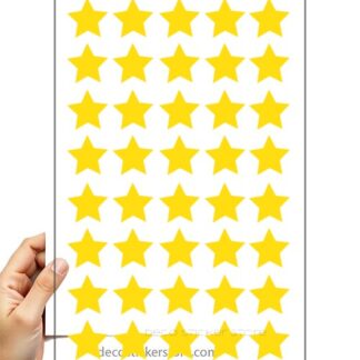 40 gommettes adhésives autocollantes étoiles taille et couleur au choix