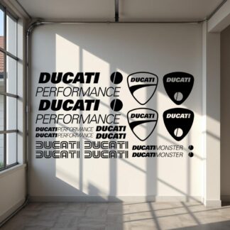 kit Stickers moto Ducati performance monster