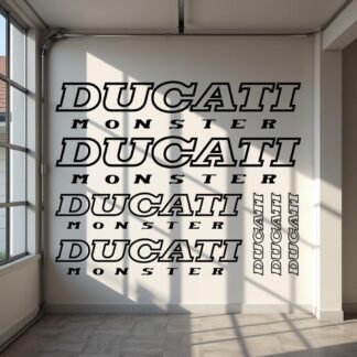 kit Stickers moto Ducati monster