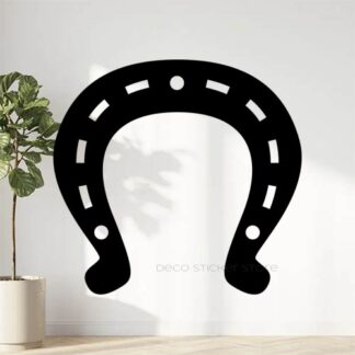 Sticker autocollant fer à cheval