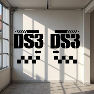 Kit stickers Citroën DS3 racing couleur au choix