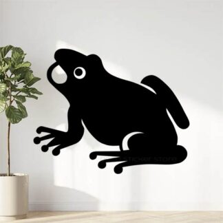 Sticker autocollant grenouille