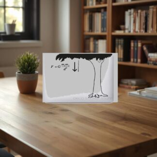 autocollant  Sticker MacBook pomme de Newton