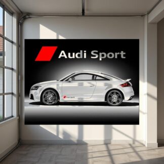 Lot de 2 Stickers Audi Sport Quattro Autocollants latéraux Décalcomanies Jupes latérales TT S3 S4 S5 S6 S7