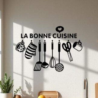 Sticker autocollant la bonne cuisine