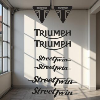 Kit stickers autocollant moto Triumph street twin modèle 2