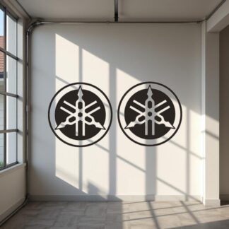 2 Stickers autocollant moto Yamaha