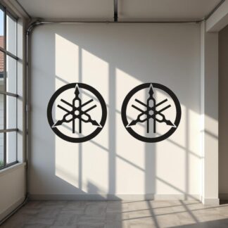 2 Stickers autocollant moto Yamaha modèle 2