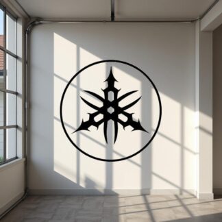 2 Stickers autocollant moto Yamaha tribal modèle 2