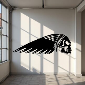 Sticker autocollant moto Indian chef